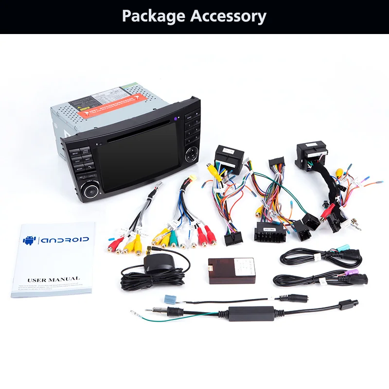 LDZDSEE Android 9 0 DSP 2G + 32G для Mercedes Benz E class W211 E300 CLS/W219 автомобильный мультимедийный плеер