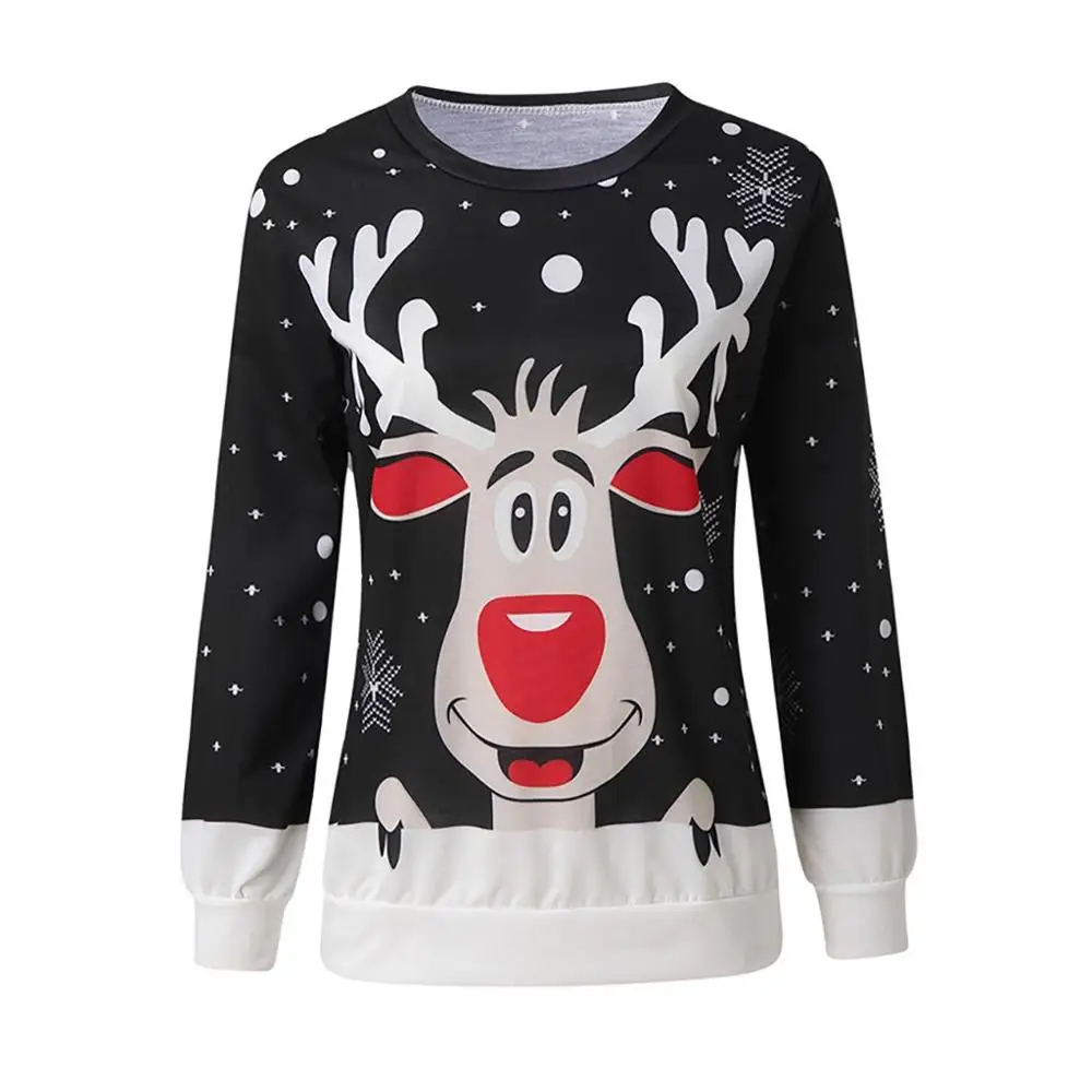 Пуловер мужской осенне-зимний с изображением Санта-эльфа | Женская одежда