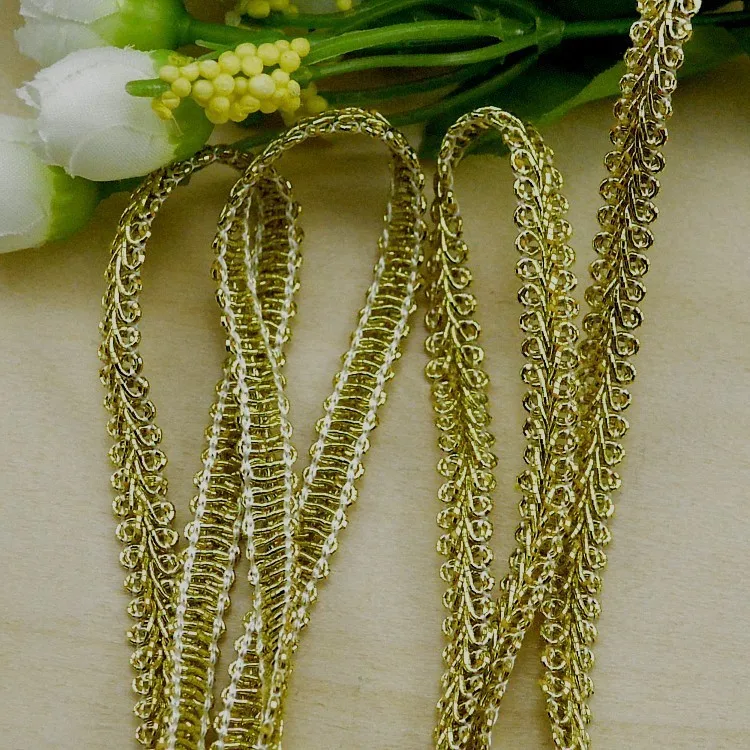 Высококачественная золотистая Кружевная аппликация 1 м 0 8 см серебристая