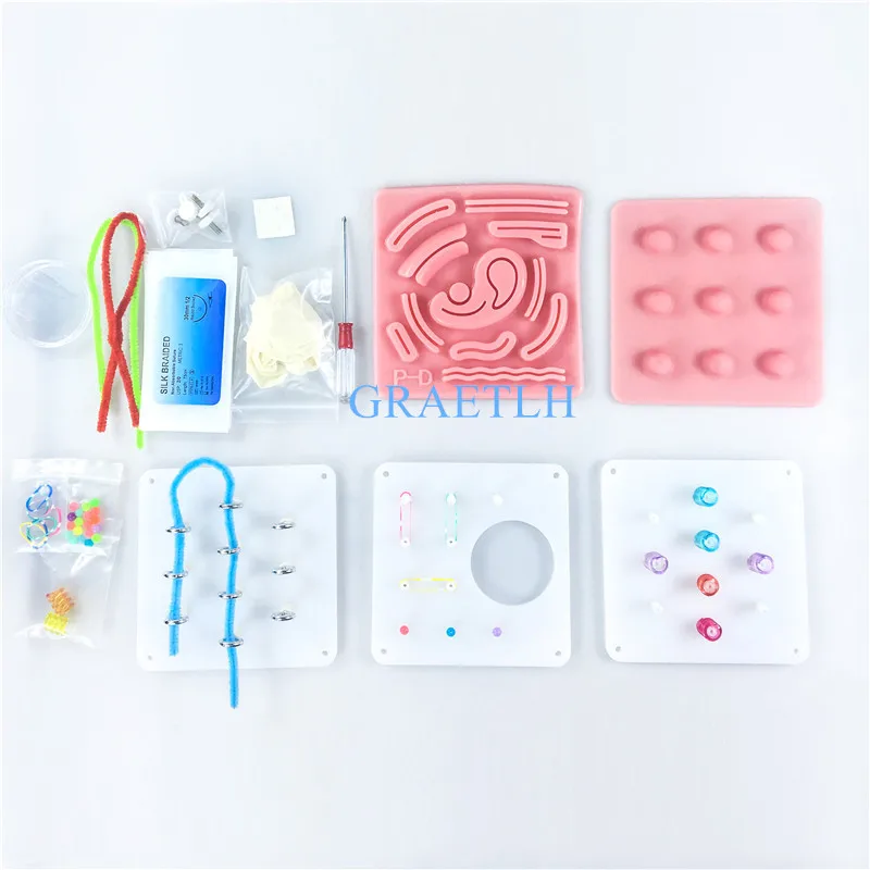 Лапароскопическое моделирование сшивание 3D Силиконовый модуль хирургическое