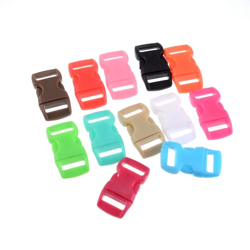 20 шт. Пластиковые Контурные боковые застежки для браслетов рюкзаков сумок