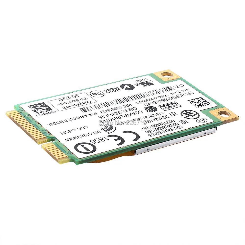 5100AGN 512AN_MMW Беспроводная 802.11N 300 Мбит/с PCI E Wi Fi LAN карта для Lenovo X200 T400 E43 E43A E43L G450L W500 R500