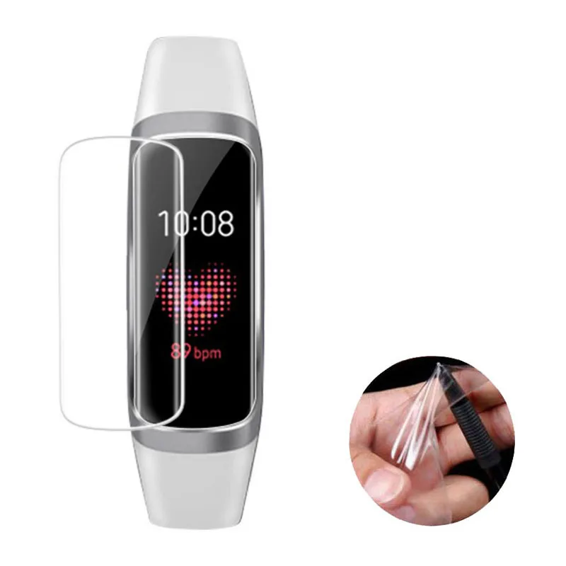 

2pcs TPU Soft Full Protective For Samsung watch Galaxy Fit R370/ Fit-e R375 Film Smart Wristband Screen Protector Cover