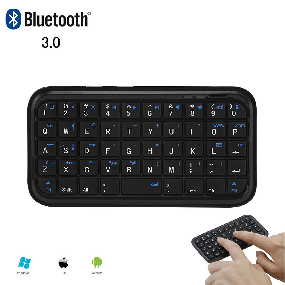 Беспроводная портативная мини клавиатура CHUYI Bluetooth 3 0 49 клавиш ультратонкая