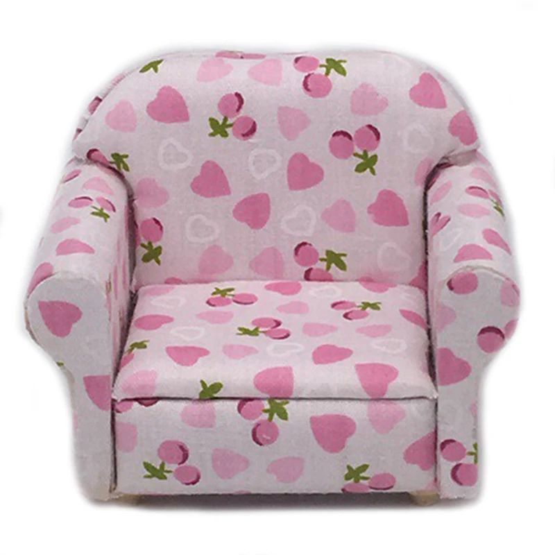 1Pc 1:12 Miniature Soft Single Sofa For Dolls Mini Furniture Toys Girls Gift | Игрушки и хобби