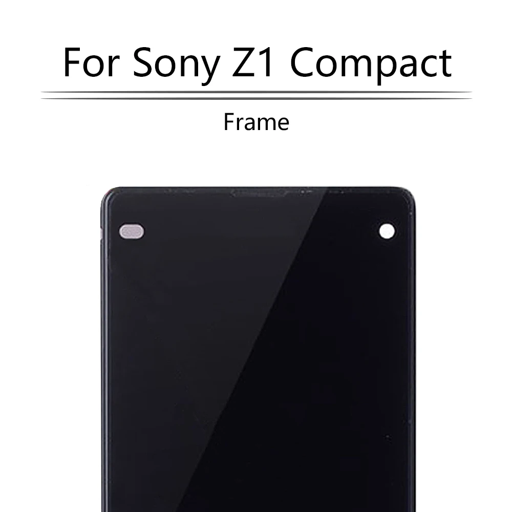 OTMIL 4 3 &quotдисплей для SONY Xperia Z1 Компактный ЖК дисплей сенсорный экран Рамка