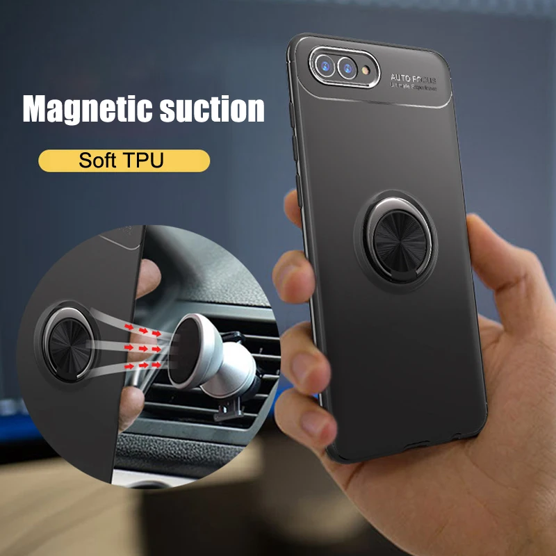 Магнитный автомобильный держатель чехол-подставка для Huawei P30 P20 P10 Pro Lite Mate 30 10 20 X