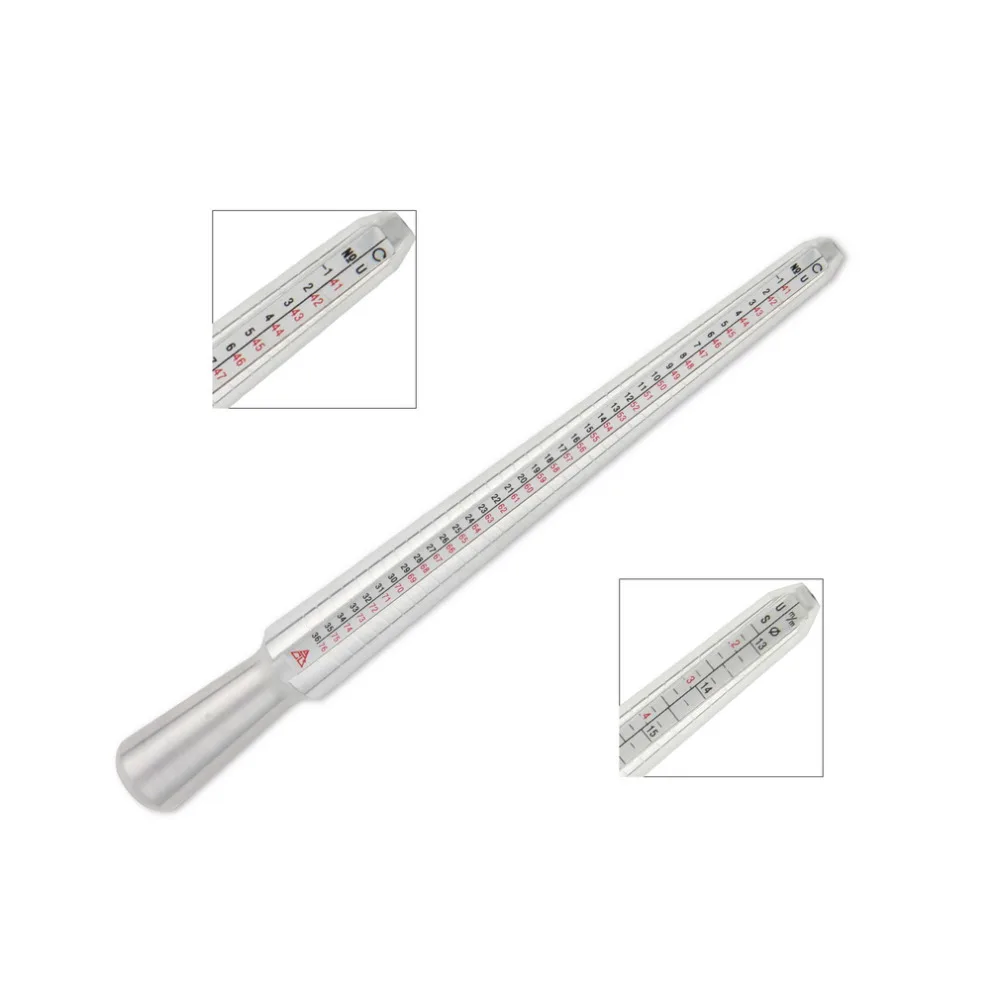 

Silver Ring Sizer metal Finger Sizing Measuring Finger for wedding ring Stick Metal Ring Mandrel US Size Tester &15