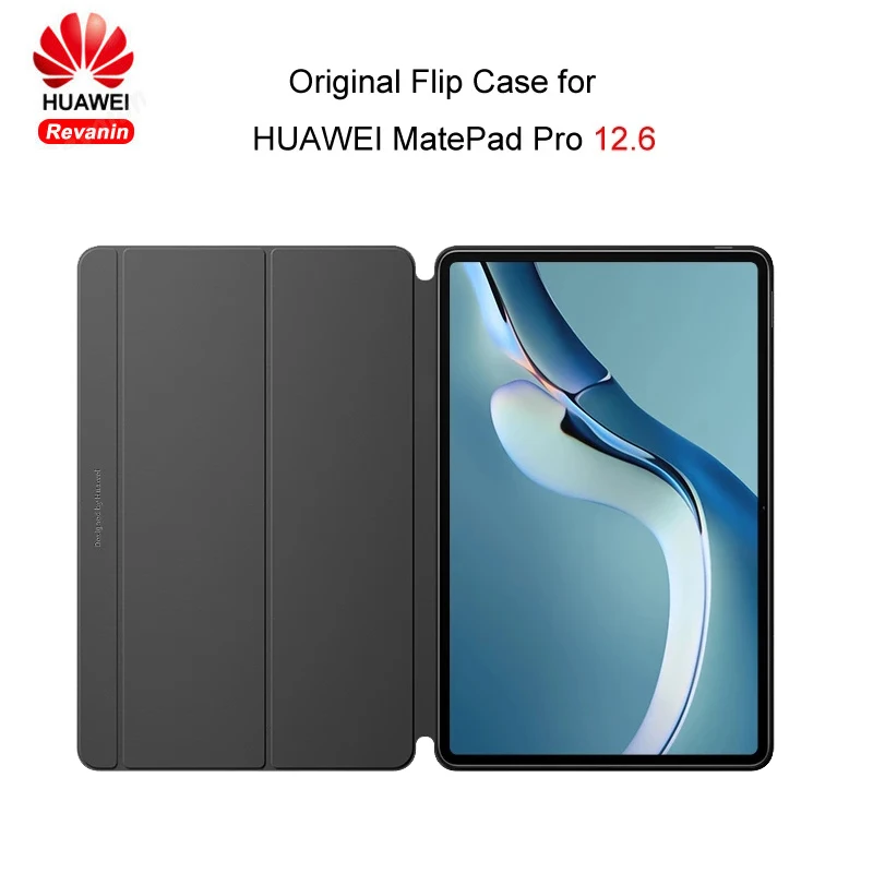 

Original HUAWEI MatePad Pro 12.6 inch Tablet Case Leather Flip Folio Cover Stand Smart Sleep Wake Up Funda Case