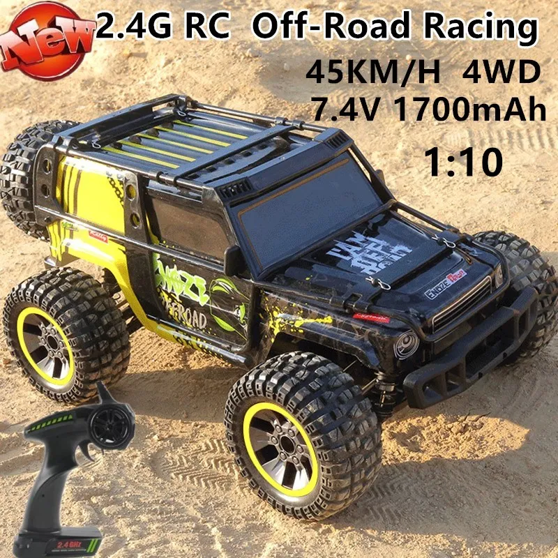 4WD высокоскоростной RC внедорожный альпинистский автомобиль 1:10 2 4G 45 км/ч привод