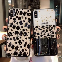 leopard print phone case cover for iphone11 12 13 pro luxury shining soft case colorful fashion shell