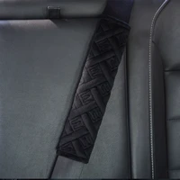 2pcs seat belt shoulder pad plush embroidery comfortable multiple colors optional girl car accessories