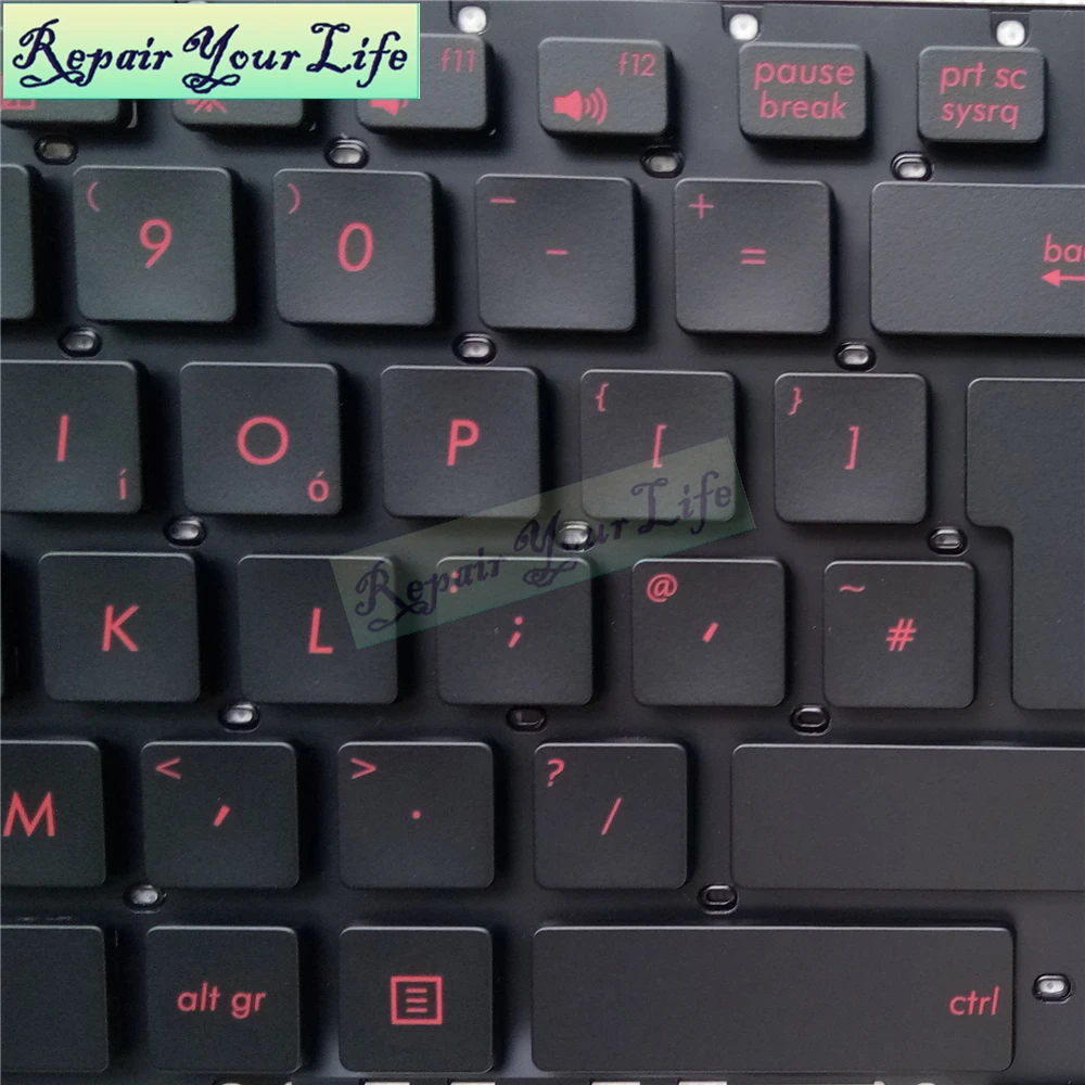 Клавиатура для ноутбука ASUS G751JT G751JY G751 английская версия 0KNB0 E601UK00 ASM14C3|Клавиатуры