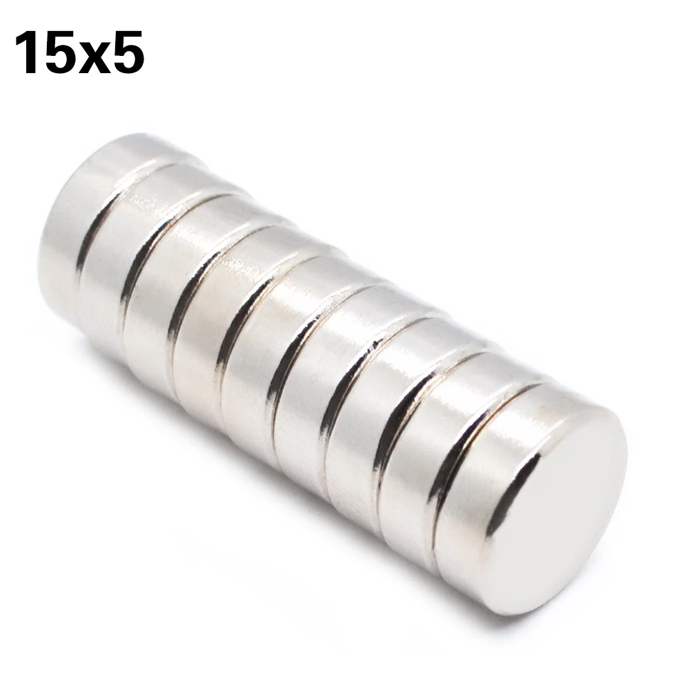 

5/10/20/50 Pcs 15x5 Neodymium Magnet 15mm x 5mm N35 NdFeB Round Super Powerful Strong Permanent Magnetic imanes Disc 15x5