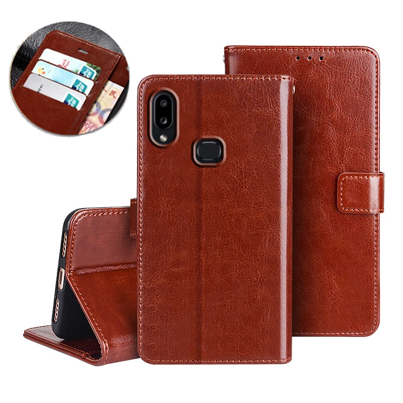 Кожаный флип чехол для samsung a10s a20 a30 a40 a50 a70 s8 s9 s10 plus note 10 pro на sumsung s 8 9 кошелек