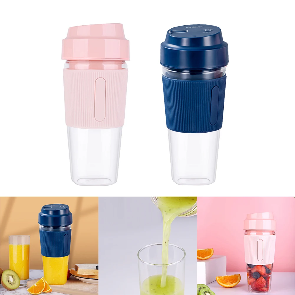 

Electricol Juicer 300ML Fruit Juicer Cup Portable Blender Personal Small Electric Juice Mixer Machine With USB Rechargeable