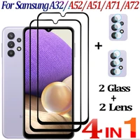 cristal templadopelicula for samsung galaxy a32 glass a52 a51 protective glass on galaxy %d0%b053 5g a71 a72 a73 screen protector 360 full cover front film samsung a 32 a 52 4g5g tempered glass samsung a53
