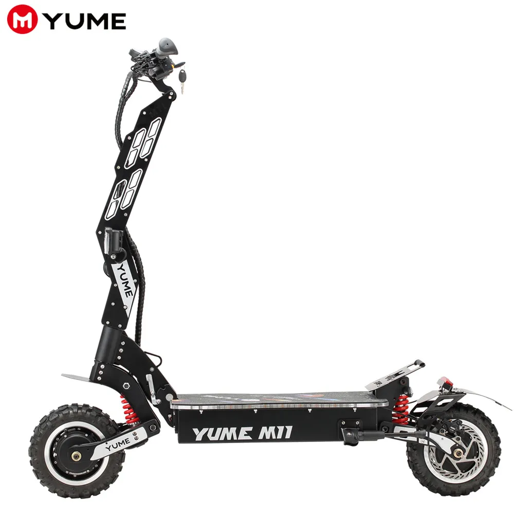 

YUME M11 Free Shipping 60V Electric Kick Scooter 6000W 11 Inch Tire Folding Scooter Electro Adult E Scooter With 2 Wheels