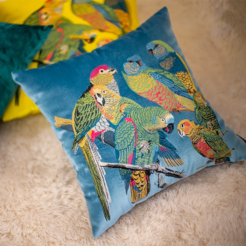 2021 Rams Embroidered Decorative Geometric Pillow Cushion Home Decor Embroidery COVER ONLY NO FILLINGS | Дом и сад