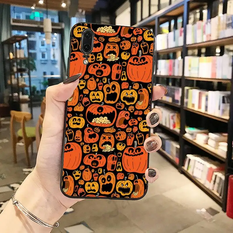 

Scary pumpkin halloween Phone Case For Huawei honor Mate P 10 20 30 40 Pro 10i 9 10 20 8 x Lite