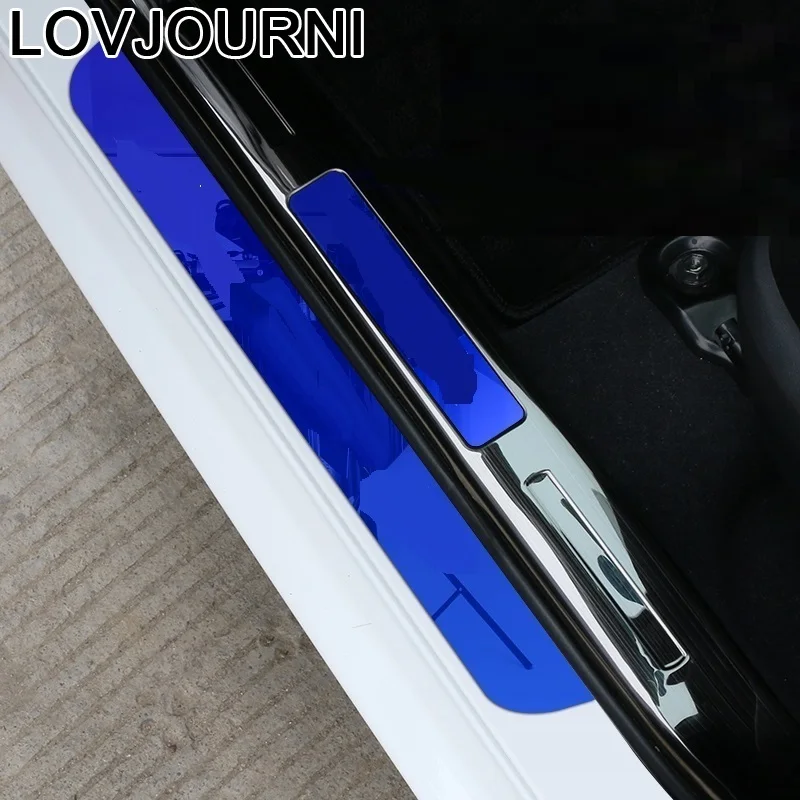 Панели для ножной педали дверь внешняя Модифицированная Авто хромированная