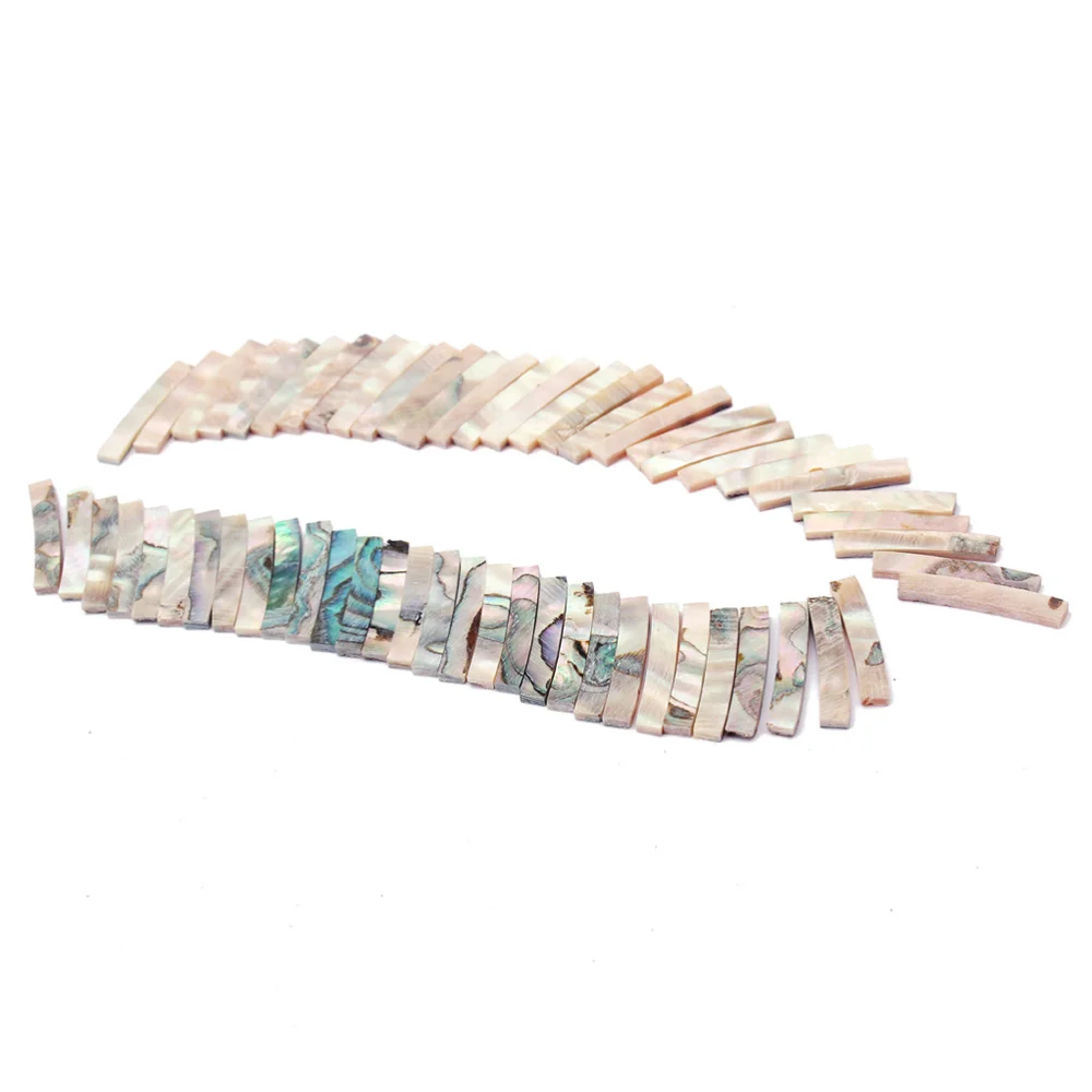 

10pcs Abalone Shell Guitar Binding Inlay Body Strip for Guitar Bass Ukulele Binding Maker (Colorful)