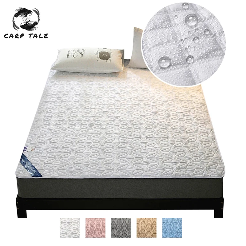 Новый водонепроницаемый хлопковый/полиэфирный наматрасник покрытие от клещей