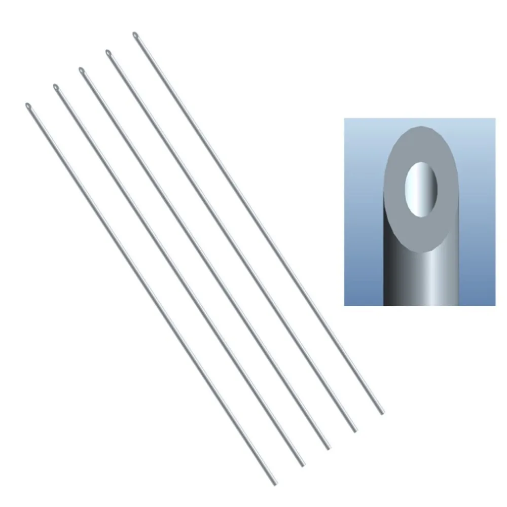 5 Pcs Quick Earthworm Hooking Needle Stainless Steel Pins Fishing Tools Bait Hooks No-Escaping 20cm Hook Needles