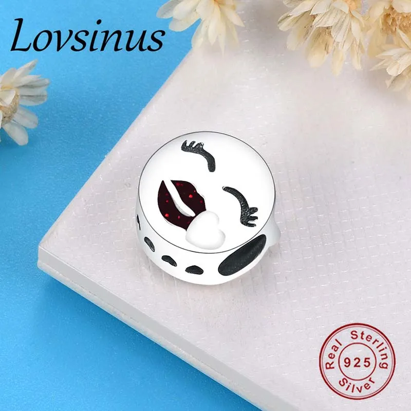 Оптовая продажа новинка Стерлинговое Серебро 925 пробы мода смайлик/красная губа