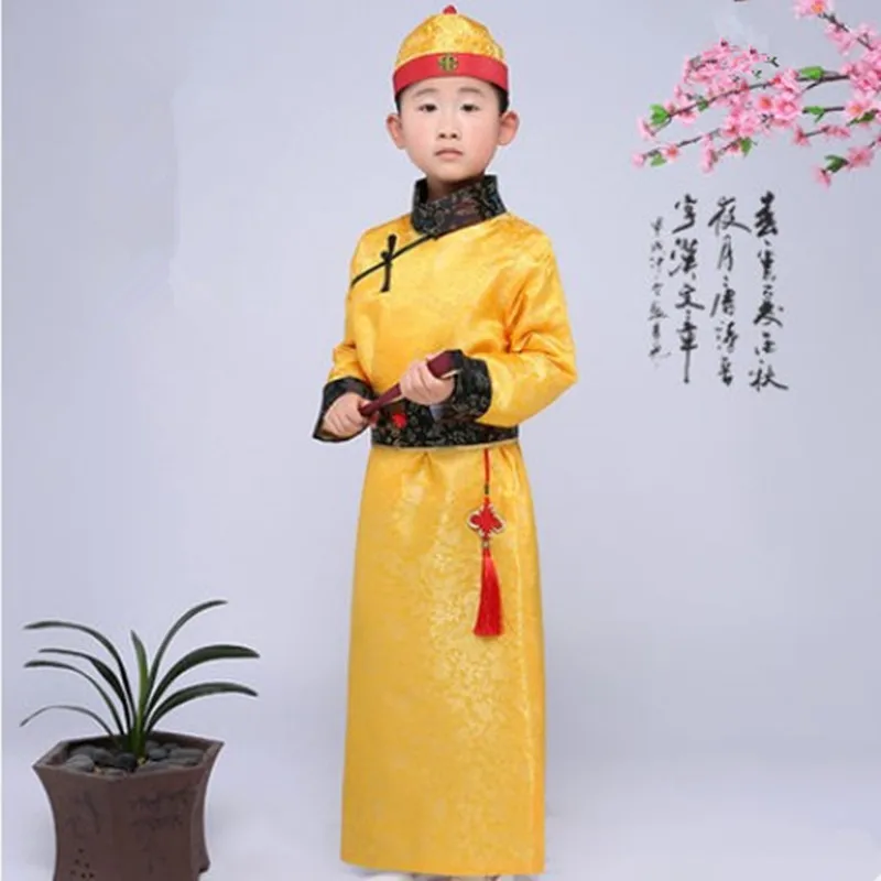 

Фестиваль детский день Китайская древняя династия императорские костюмы для мальчиков забавная счастливечерние НКА Косплей Карнавальная ...
