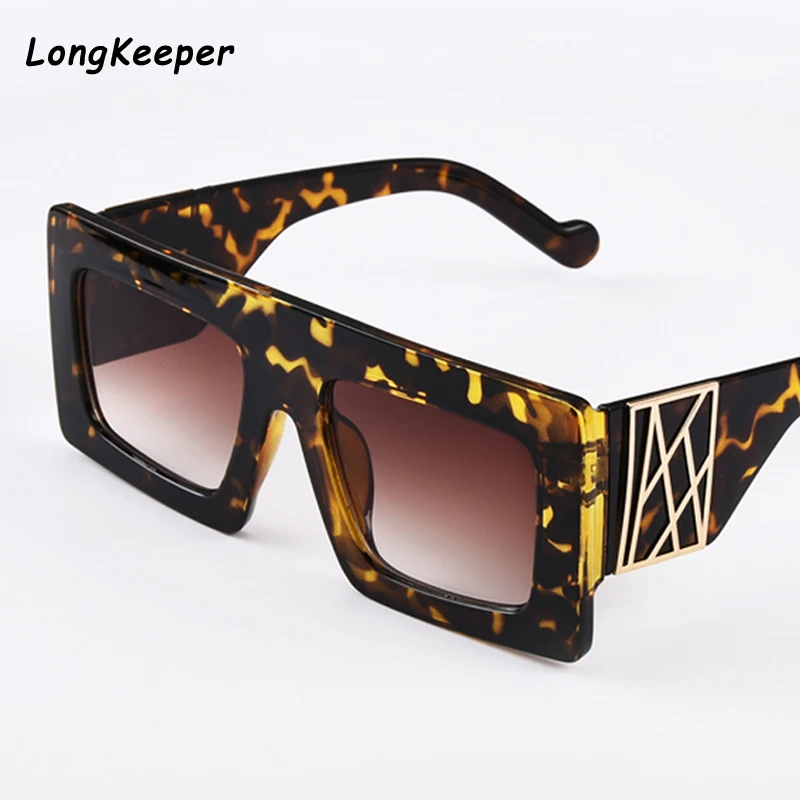 

Очки солнцезащитные женские и мужские большие, роскошные брендовые Модные Цветные с плоским верхом и прозрачными розовыми линзами, винтажн...