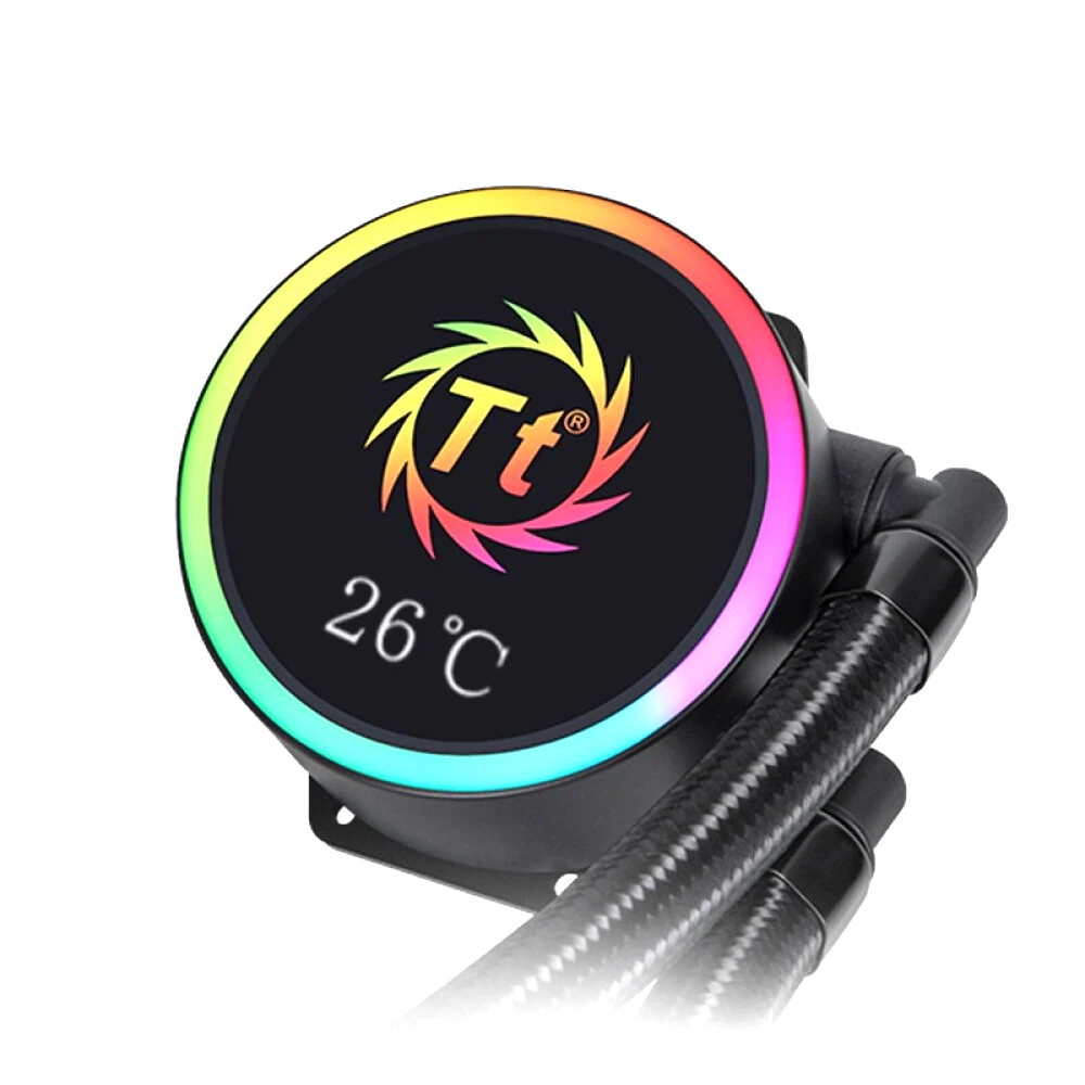 Охладитель жидкости для ЦП Thermaltake 240 и 360 ARGB AIO PWM вентиляторы синхронизация эффект