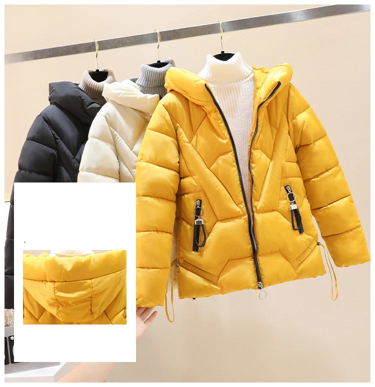 6XL, зимняя куртка, Женская парка, пальто, пуховик, хлопок, осень, Женская теплая одежда, верхняя одежда, с капюшоном, стеганая, 5XL, большой размер, плюс, короткая