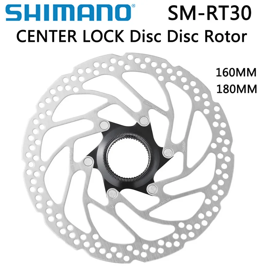Shimano DEORE SM RT30 тормозной диск Центральный замок дисковый тормоз ротор горные велосипеды тормозной диск RT30 M6000 тормозной диск 160 мм 180 мм MTB