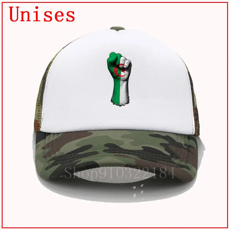 Бейсболка с флагом Алжира на приподнятом кулаке Самые продаваемые шапки для