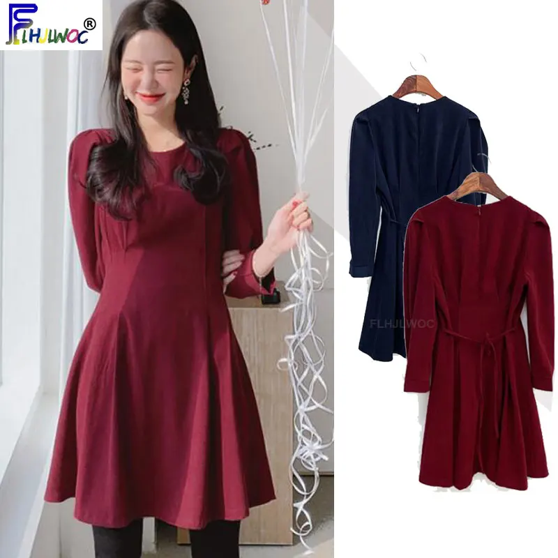 Платья для подружек модель 2020 года весна зима базовая одежда вечеринок милое