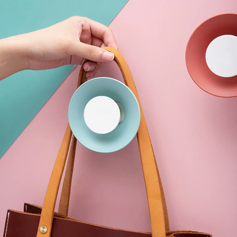 Клейкие крючки милые трубы держатель для хранения ванной комнаты Кухня вешалка