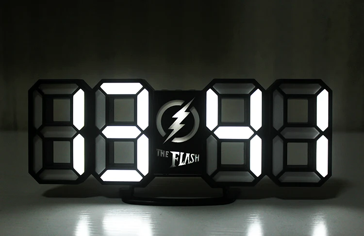 

2021 Marvel Flash Electronic Smart Luminous Timer Wake Up Children's Desktop Alarm Clock Bedroom Decoration