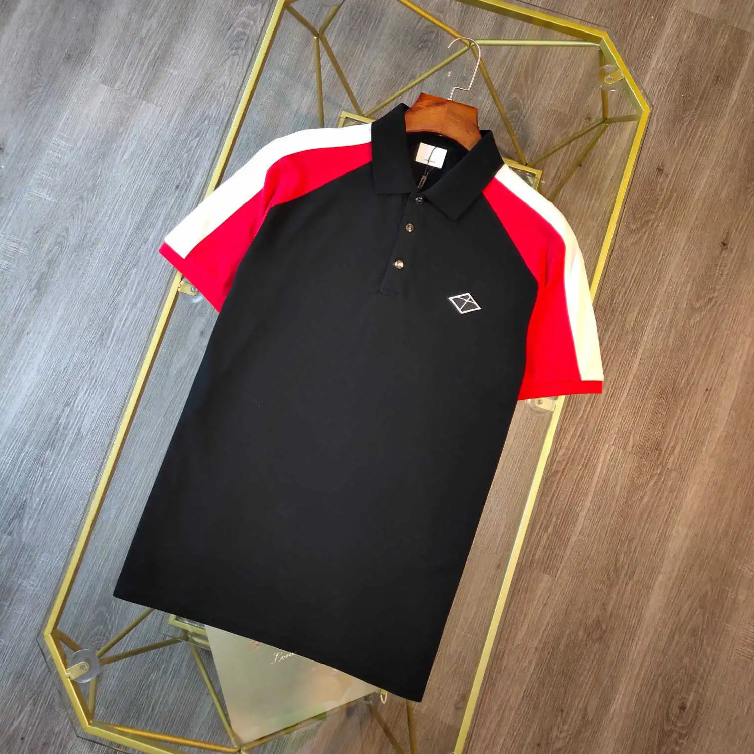 

2021 Polo-Shirt Men's Summer Stitching Crafts T-Shirt Business Casual Style Cotton Fabric Comfortable And versatile Good Quality