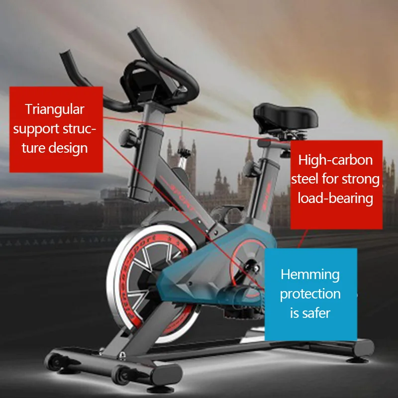 売る 屋内エクササイズバイク,フィットネス機器,サイレントスパイラルスピード,調整可能,エクササイズsj