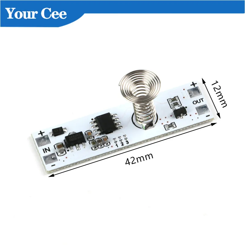 Емкостный сенсорный переключатель постоянного тока 12 В 3 А светодиодный диммер
