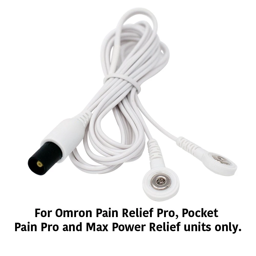 2 шт. Сменные электродные свинцовые провода с мм защелкой для Fot Omron TENS unit - купить