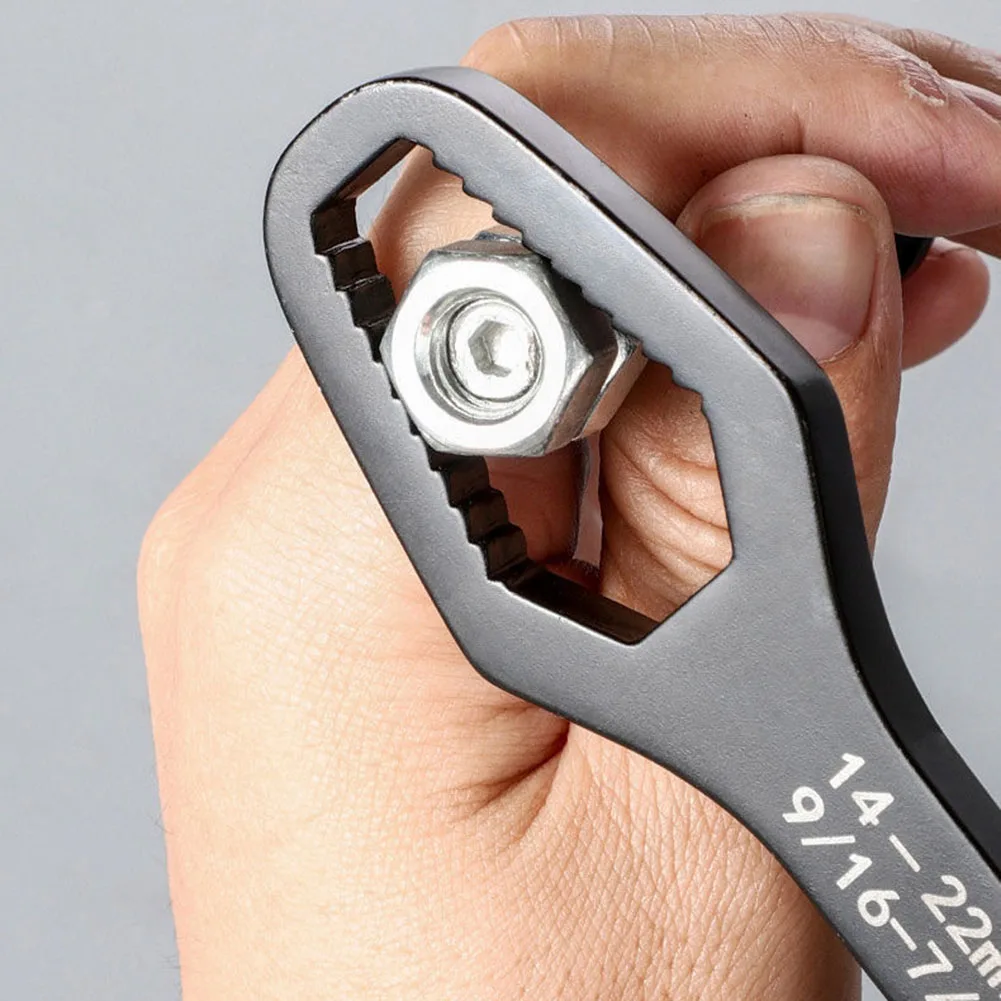 

8-22mm Adjustable Double-head Torx Wrench Motorcycle Car Repairing Tools Multifunctional Steel Box End Spanner