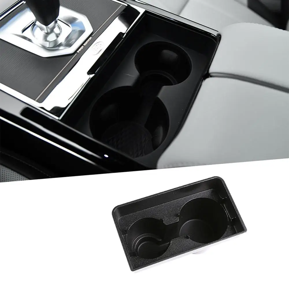 

Center Central Console Cup Holder Water Storage Box Interior for Land Range Rover Evoque L551 2019-2020 Car Decoration Trim