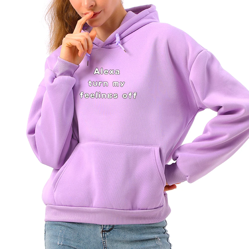 Letter Graphic Sweatshirt Soft Sweatshirts for Women Hip Hop Womens Sweatshirt with A Hood Jogging Femme Hoody Ladies Sweetshirt