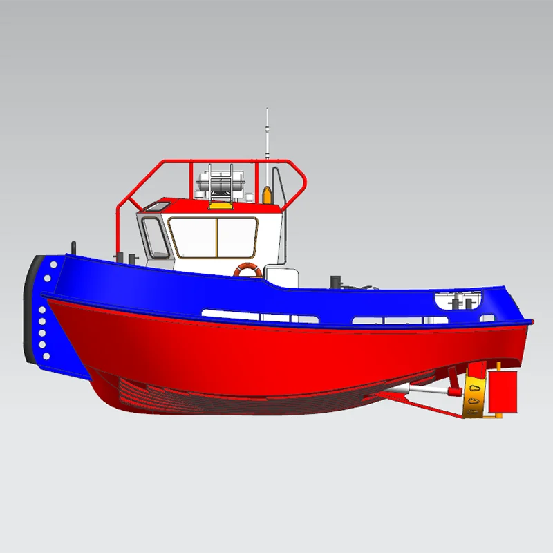 Модель 1/ 48 Supermodel милый буксир с пультом дистанционного управления лодка стан Tug