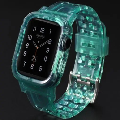 Новые цвета спортивные силиконовые полосы для apple watch Series 1 2 3 38 мм 42 ремешок