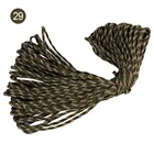 550 Паракорд парашютный шнур веревка для палатки Стандарта Mil Тип III 7 Паракорд для Пеший Туризм Кемпинг