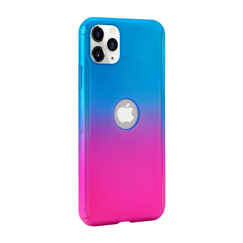 Градиентный цвет кристалл ультра тонкий чехол для samsung Galaxy S10E S10 S9 S8 Plus Note 8 9 S7 Edge 360