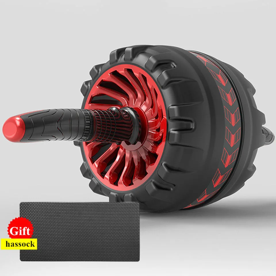 

Fashion Keep Fit Wheels No Noise Abdominal Wheel Ab Roller With Mat For Arm Waist Legs Exercise Gym Fitness Equipment
